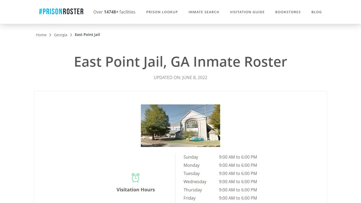 East Point Jail, GA Inmate Roster